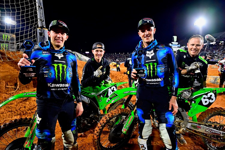 Monster Energy/Pro Circuit/Kawasaki Podium